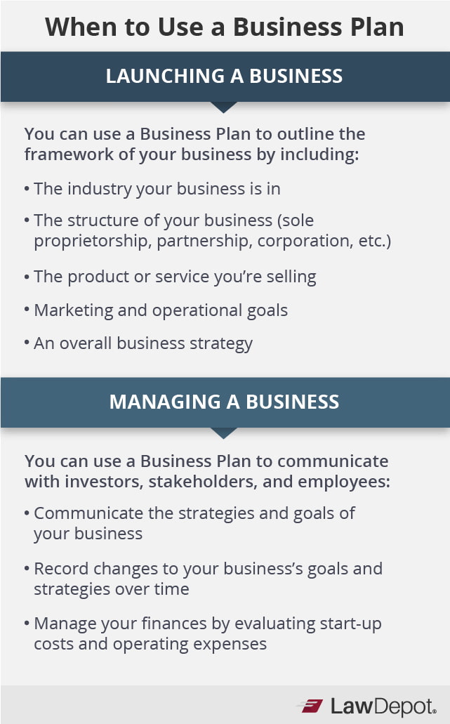 lawdepot's online business plan template